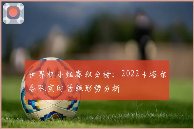世界杯小组赛积分榜：2022卡塔尔各队实时晋级形势分析