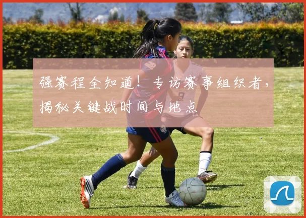 强赛程全知道！专访赛事组织者，揭秘关键战时间与地点